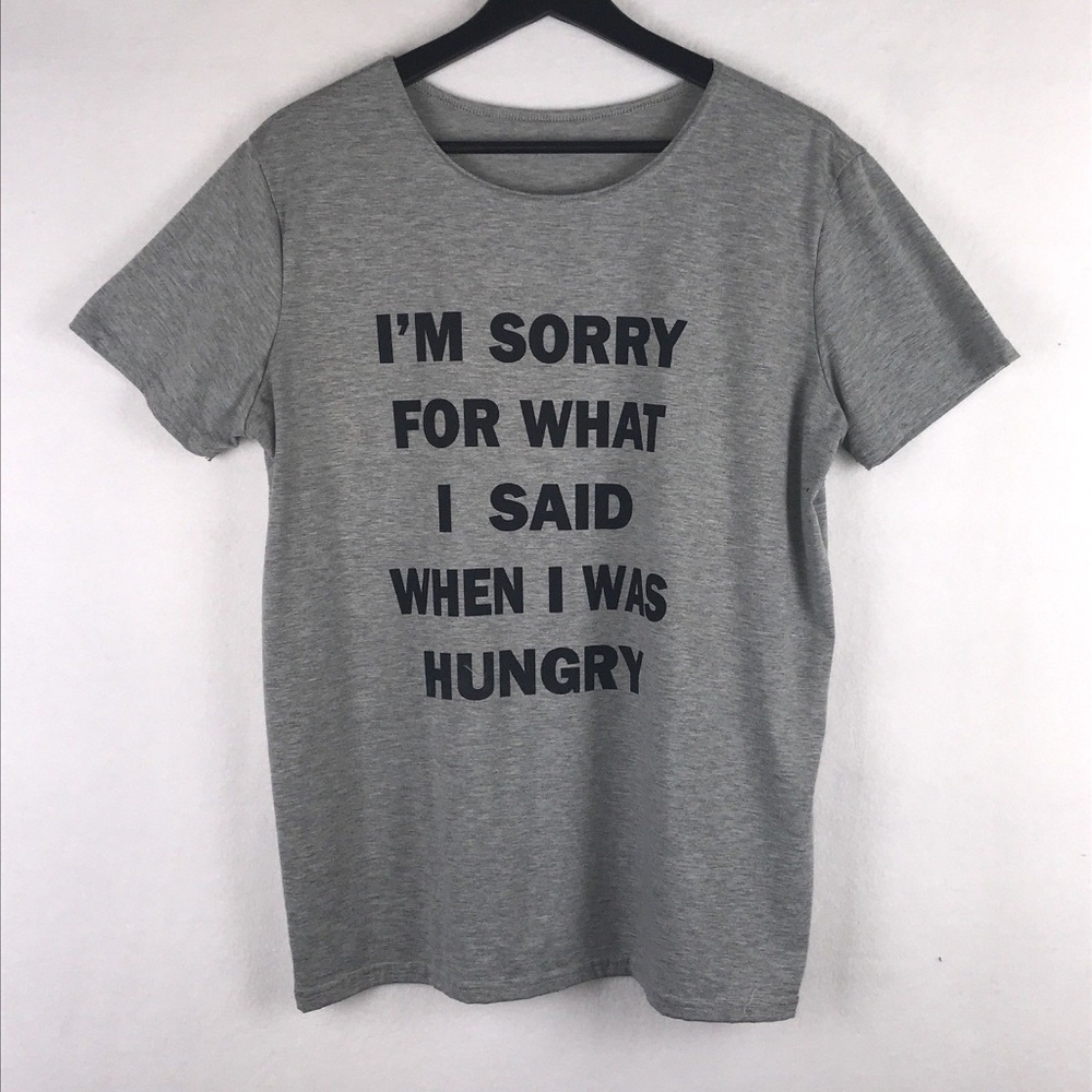 Unbranded Graphic T-Shirt Heather Grey XL